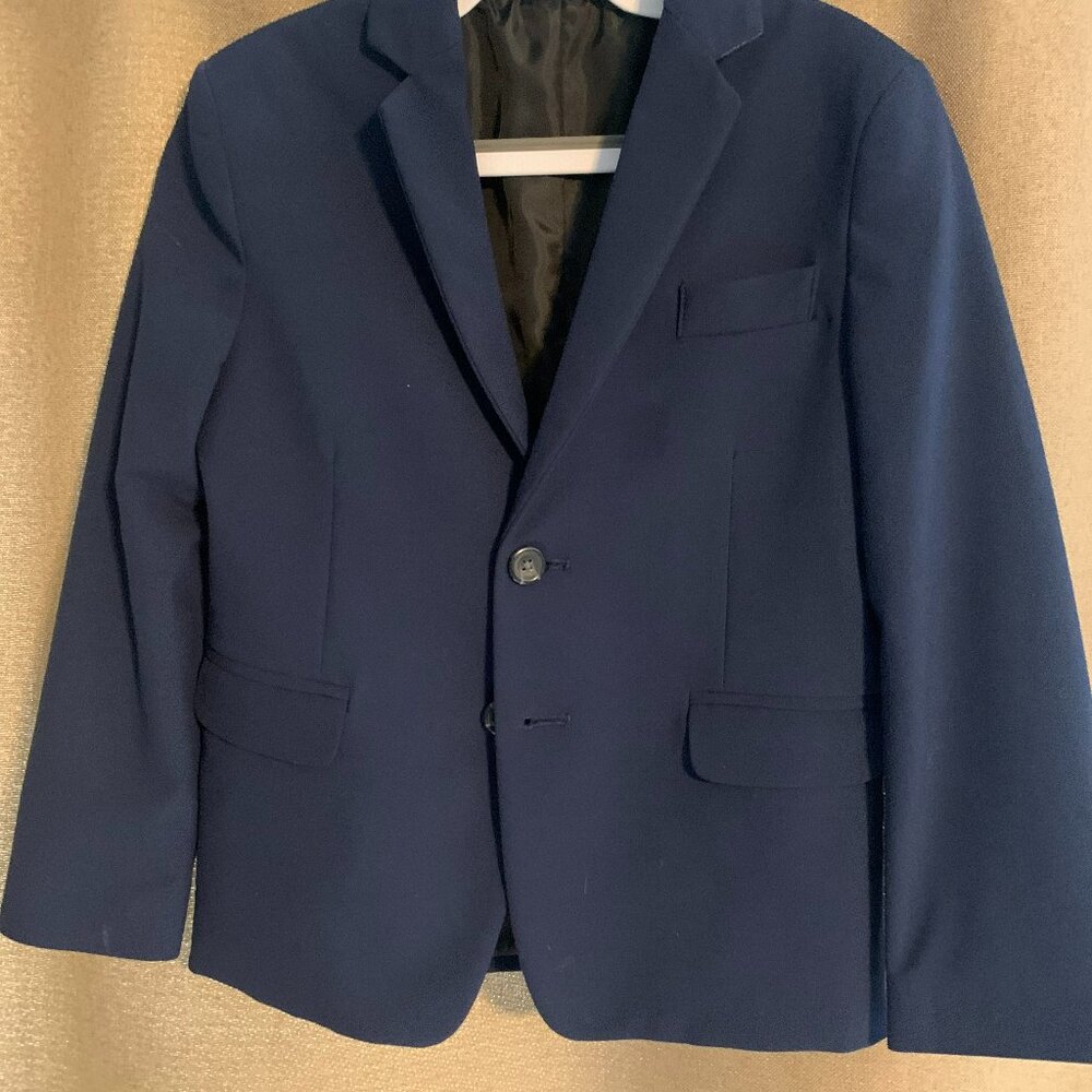 Boys navy blue suit